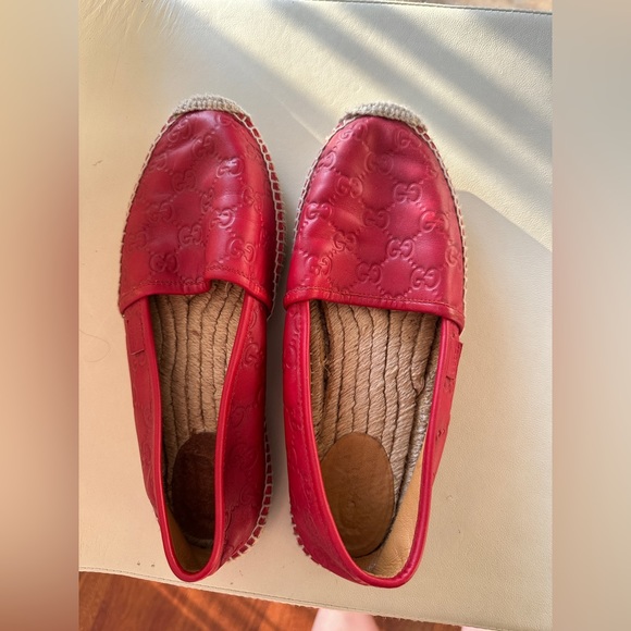 Gucci Red Espadrilles - Picture 2 of 4